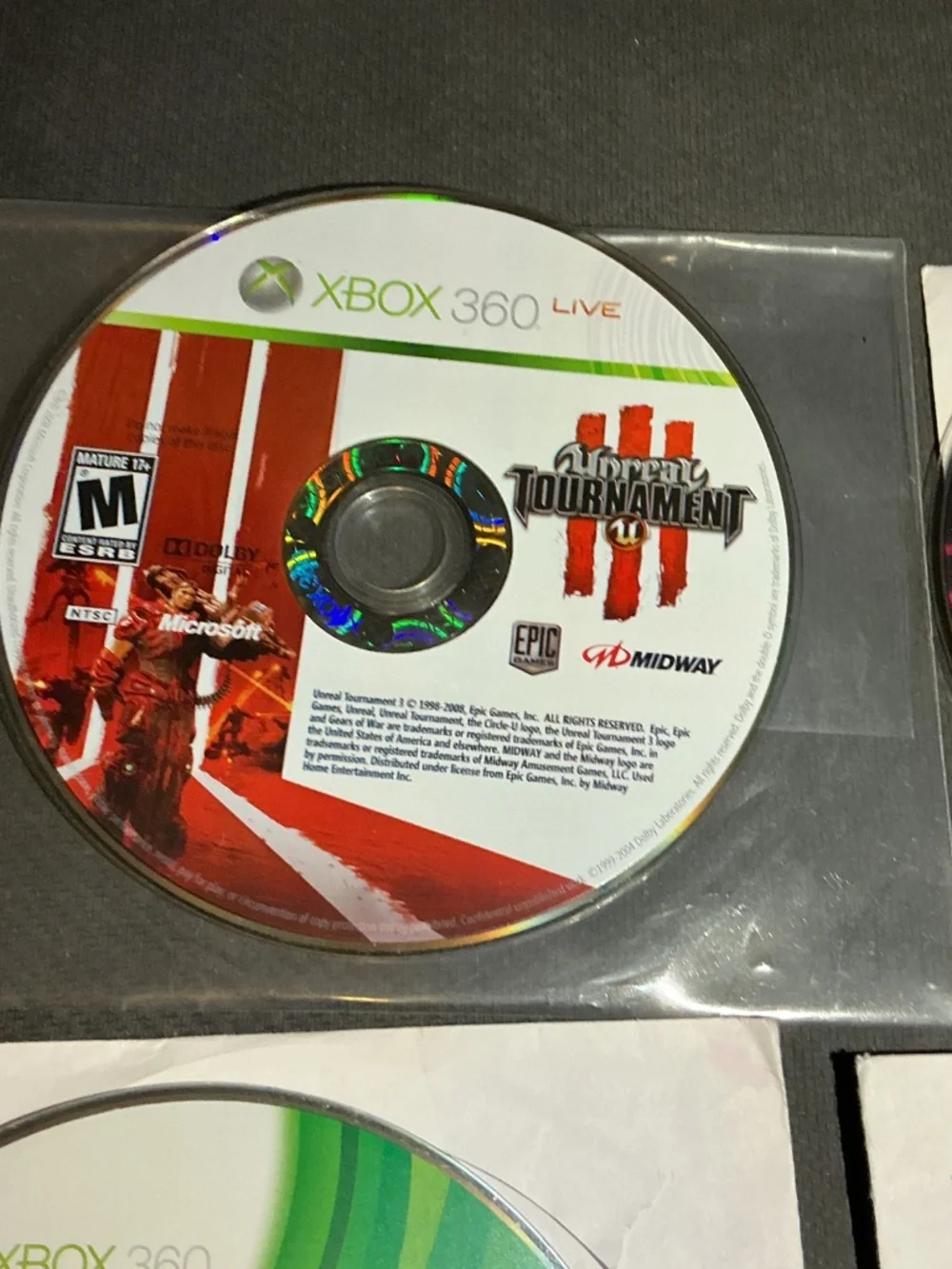 Need For Speed hot pursuit&FIFA 08&Dance Central&Unreal Tournament 3  Xbox 360